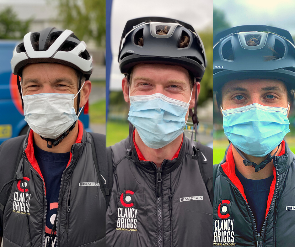 Our Coaches Wearing Masks But Still Smiling!